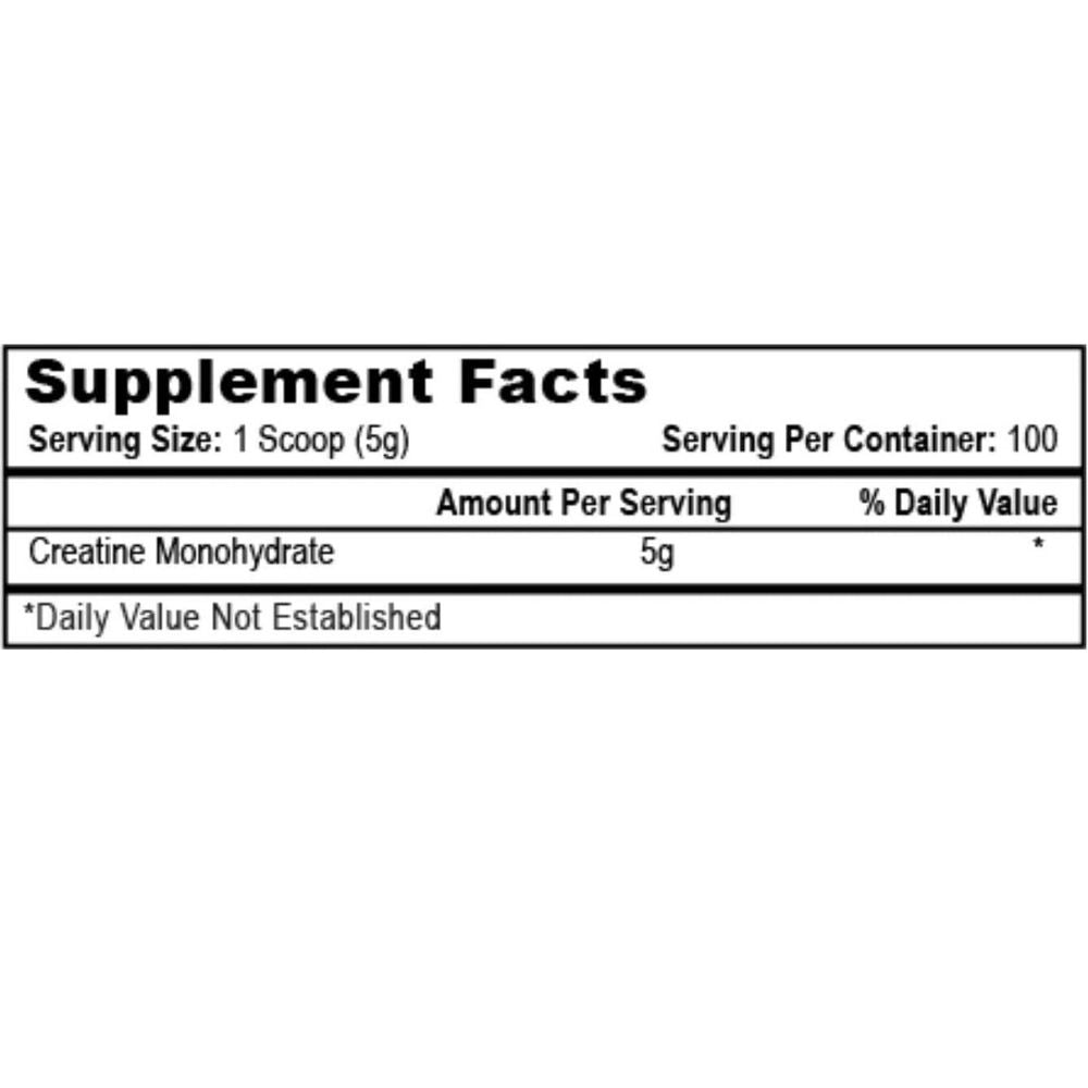 APS Nutrition - Creatine Monohydrate 500 Grams Pure Nutrition