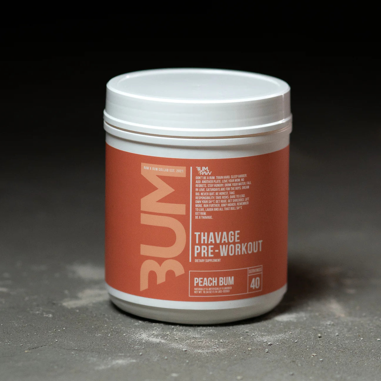 Bum - Thavage Pre Workout Pure Nutrition