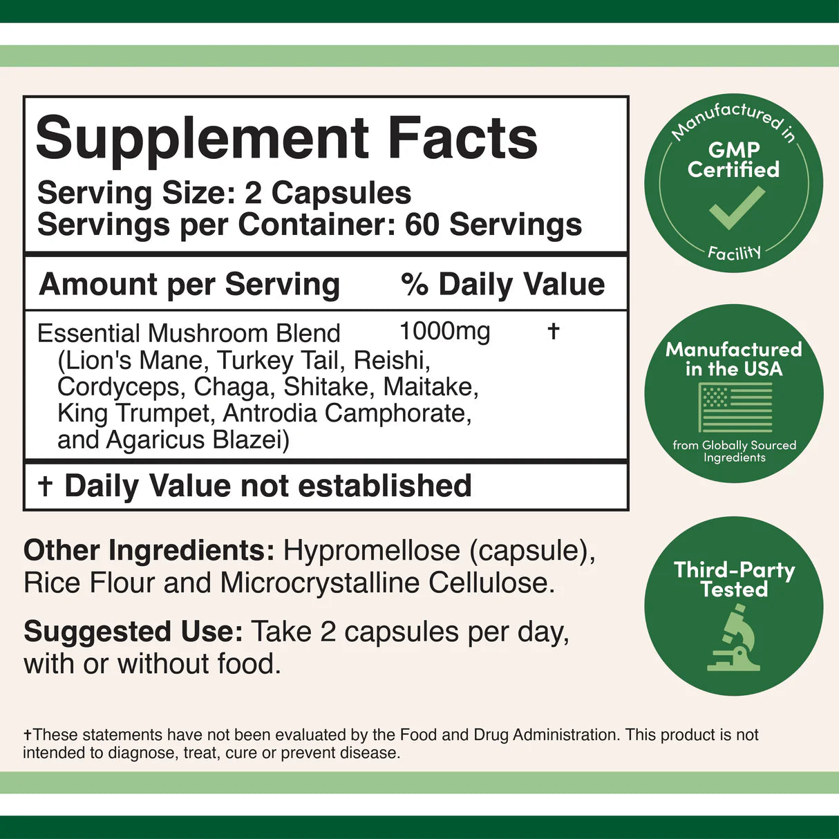 Double Wood Supplements Mushroom Max - Pure Nutrition