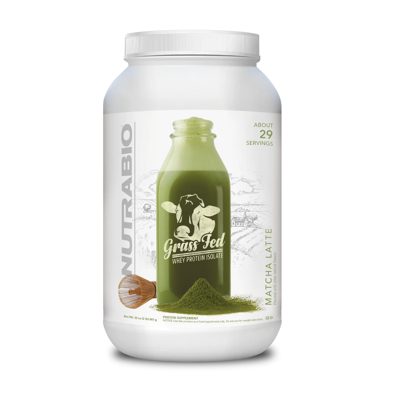 Nutrabio - GrassFed Isolate Protein Pure Nutrition