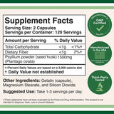 Double Wood Supplements Psyllium Husk