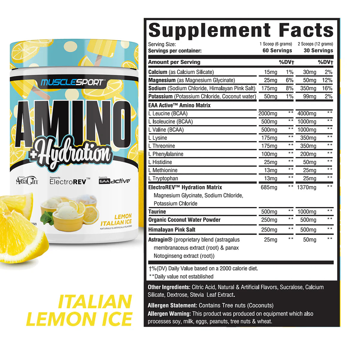 Musclesport - Amino Hydration - Pure Nutrition