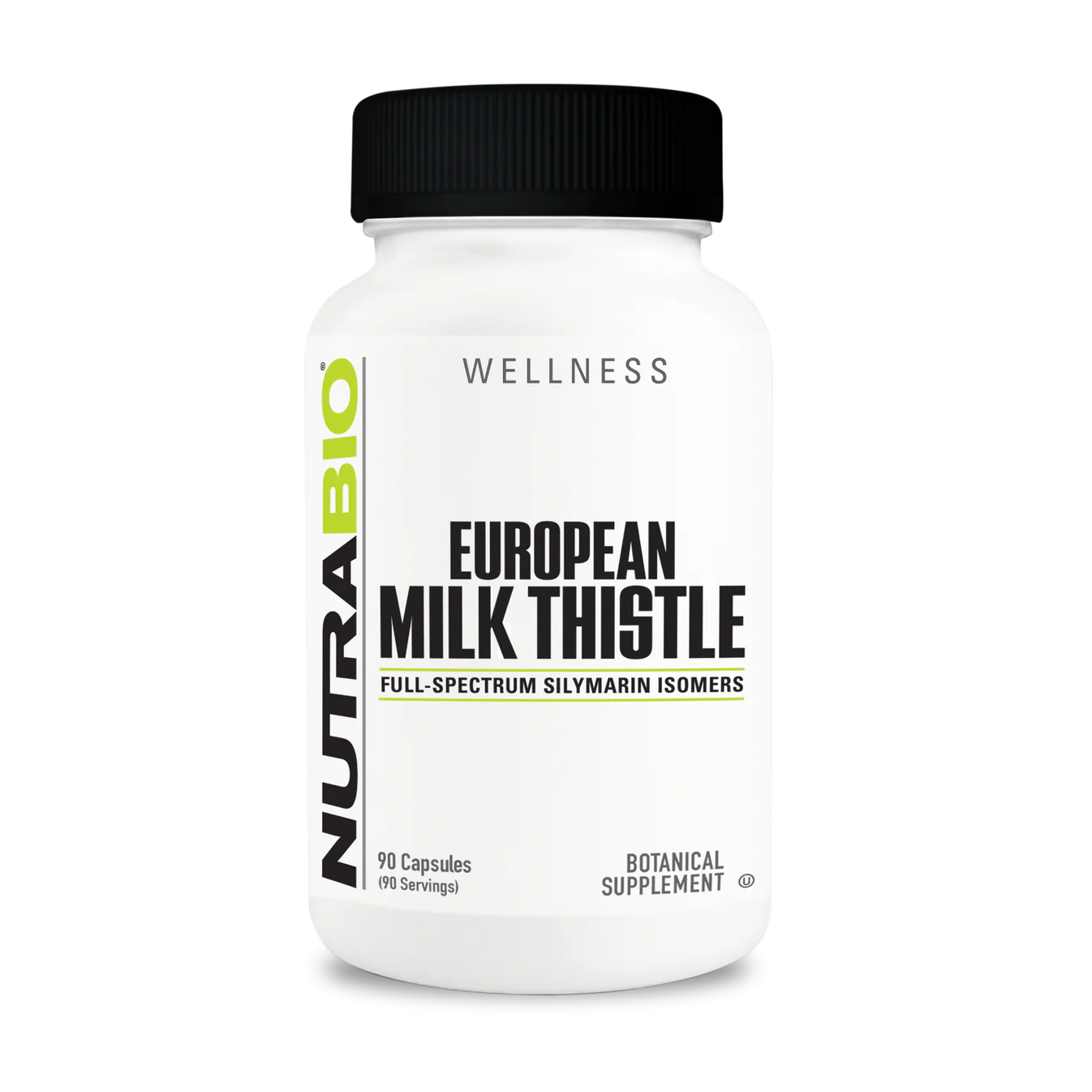 Nutrabio European Milk Thistle 90ct - Pure Nutrition