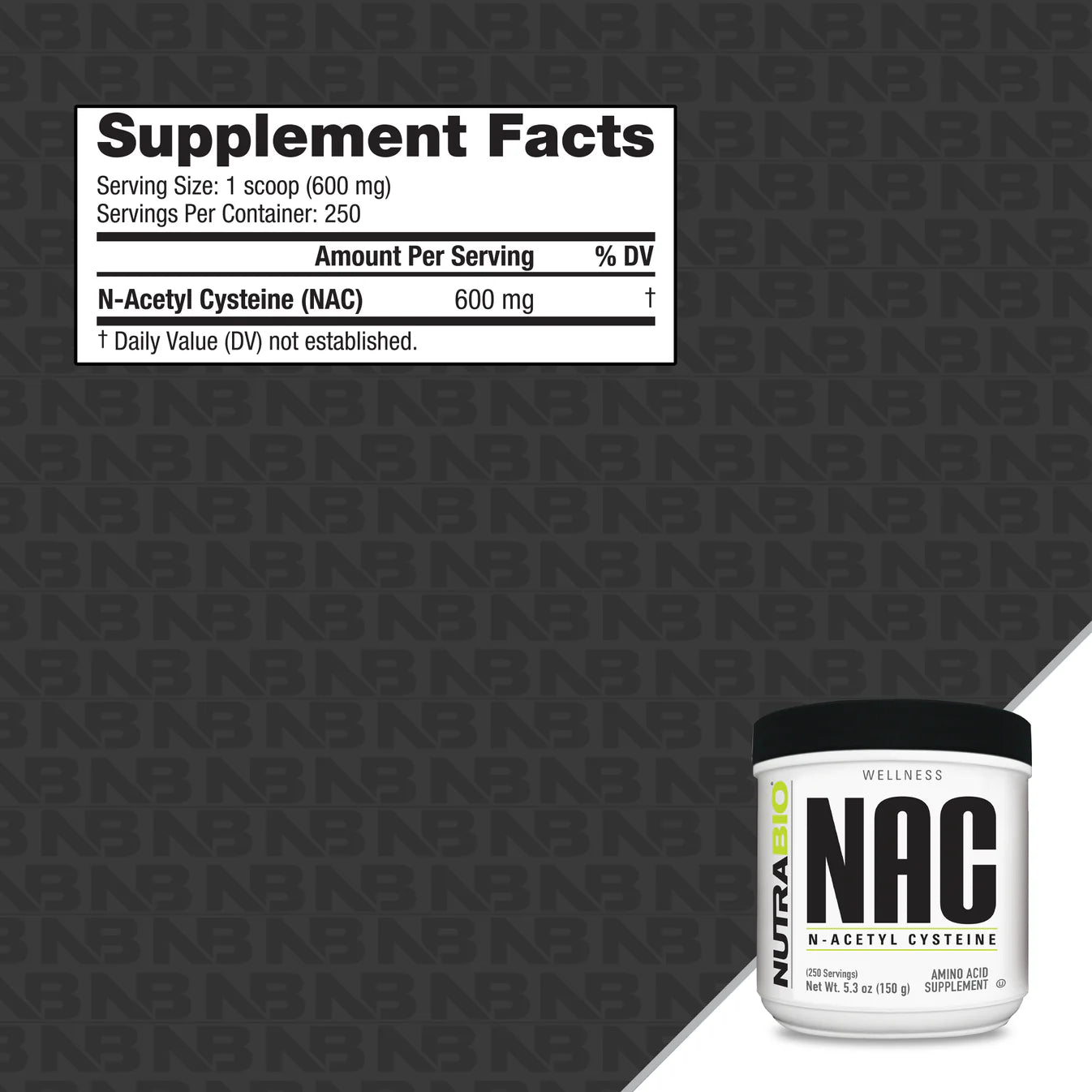 Nutrabio NAC - Pure Nutrition