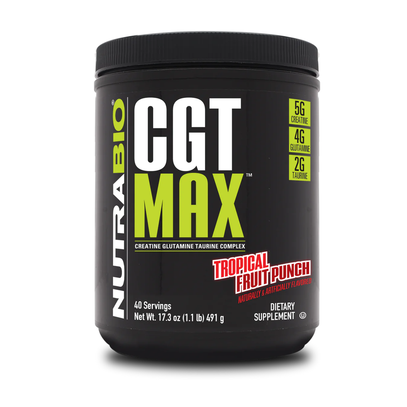 Nutrabio CGT Max Fruit Punch - Pure Nutrition