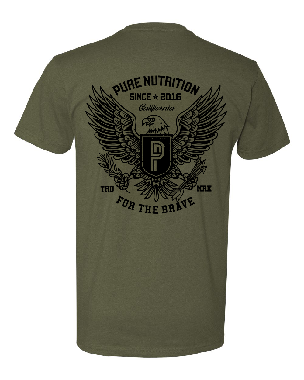 Pure Nutrition - FOR THE BRAVE T-Shirt - Pure Nutrition