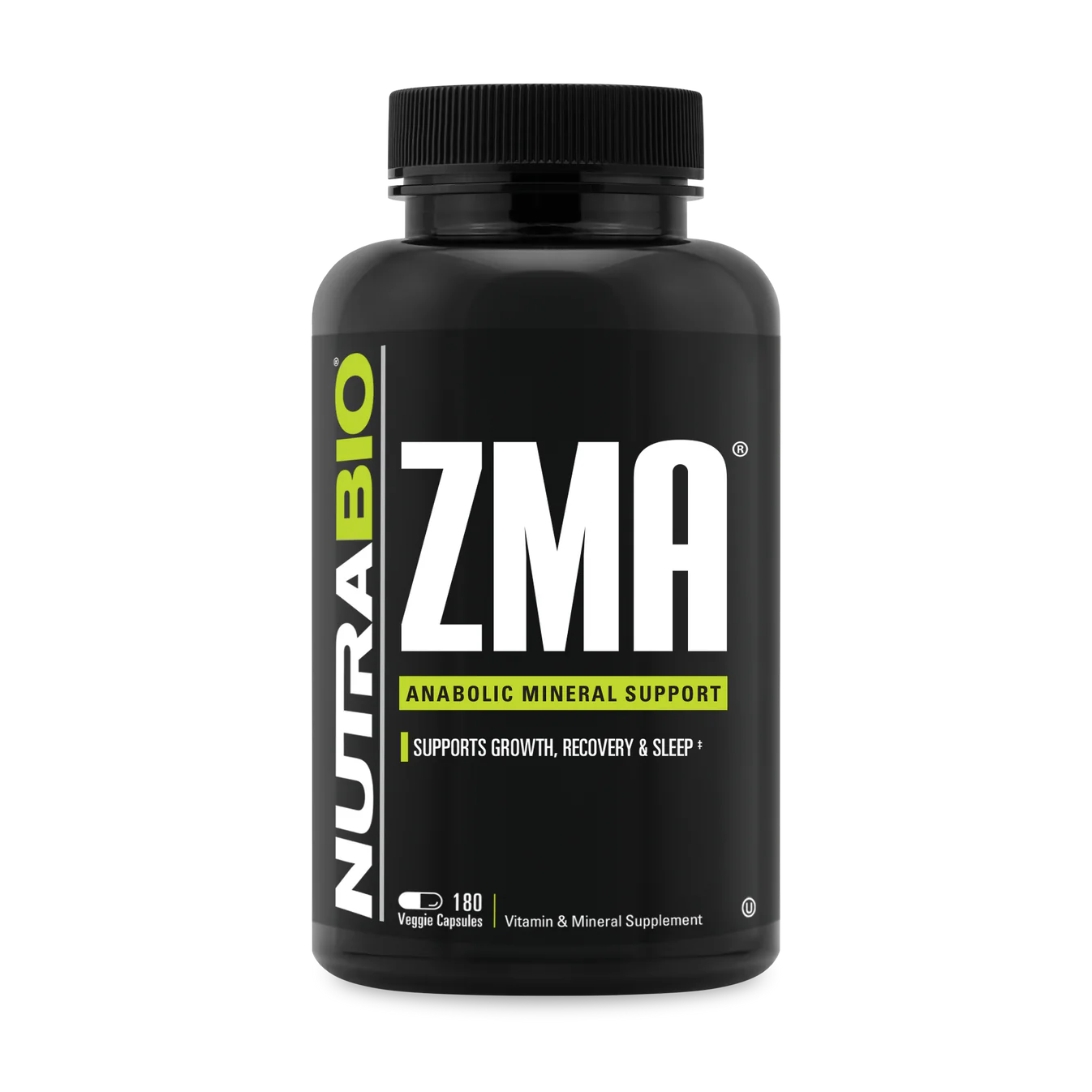 Nutrabio ZMA 180ct - Pure Nutrition