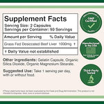 Double Wood Supplements - Grass Fed Beef Liver