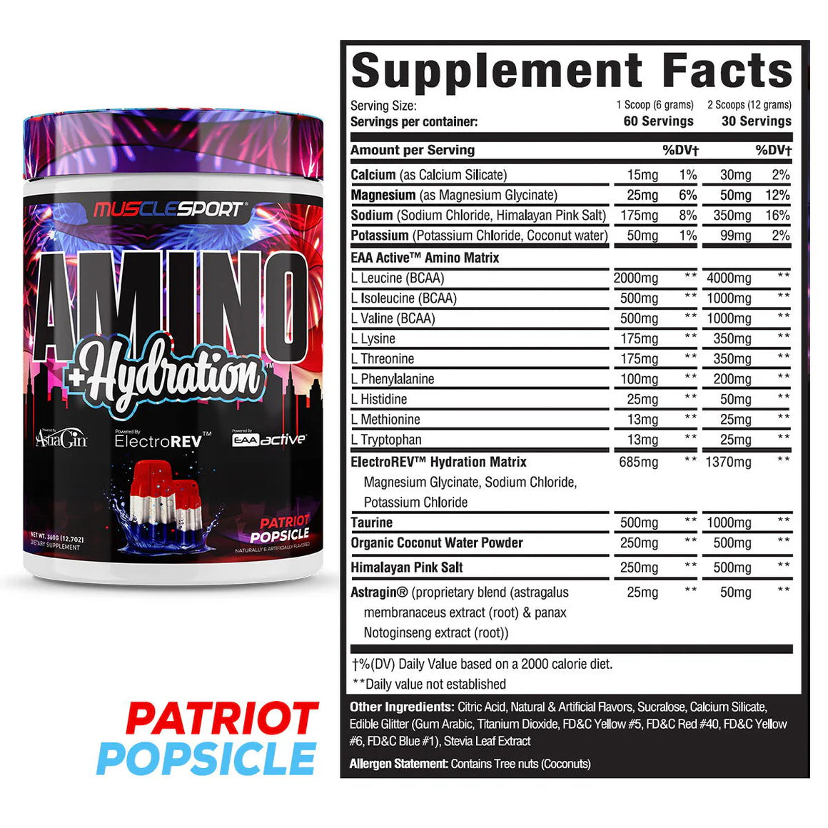 Musclesport - Amino Hydration - Pure Nutrition