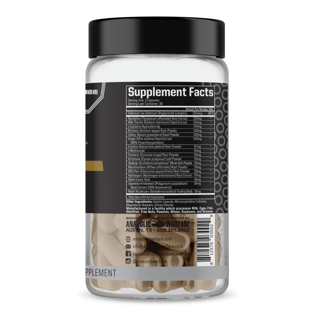 Anabolic Warfare - Liver Support 60ct Pure Nutrition