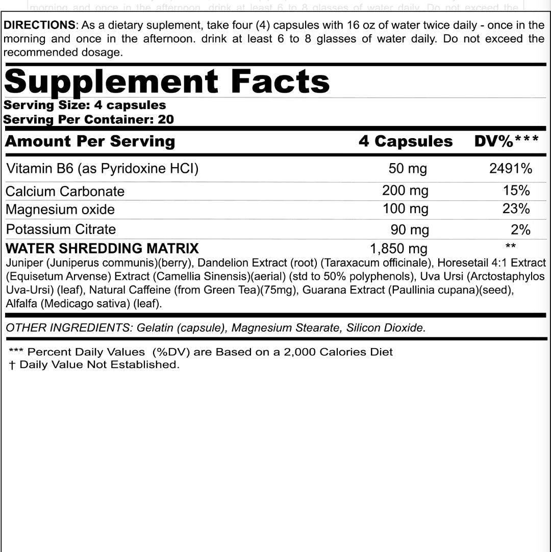 Black Magic - Dry Spell - Water Loss Formula Pure Nutrition