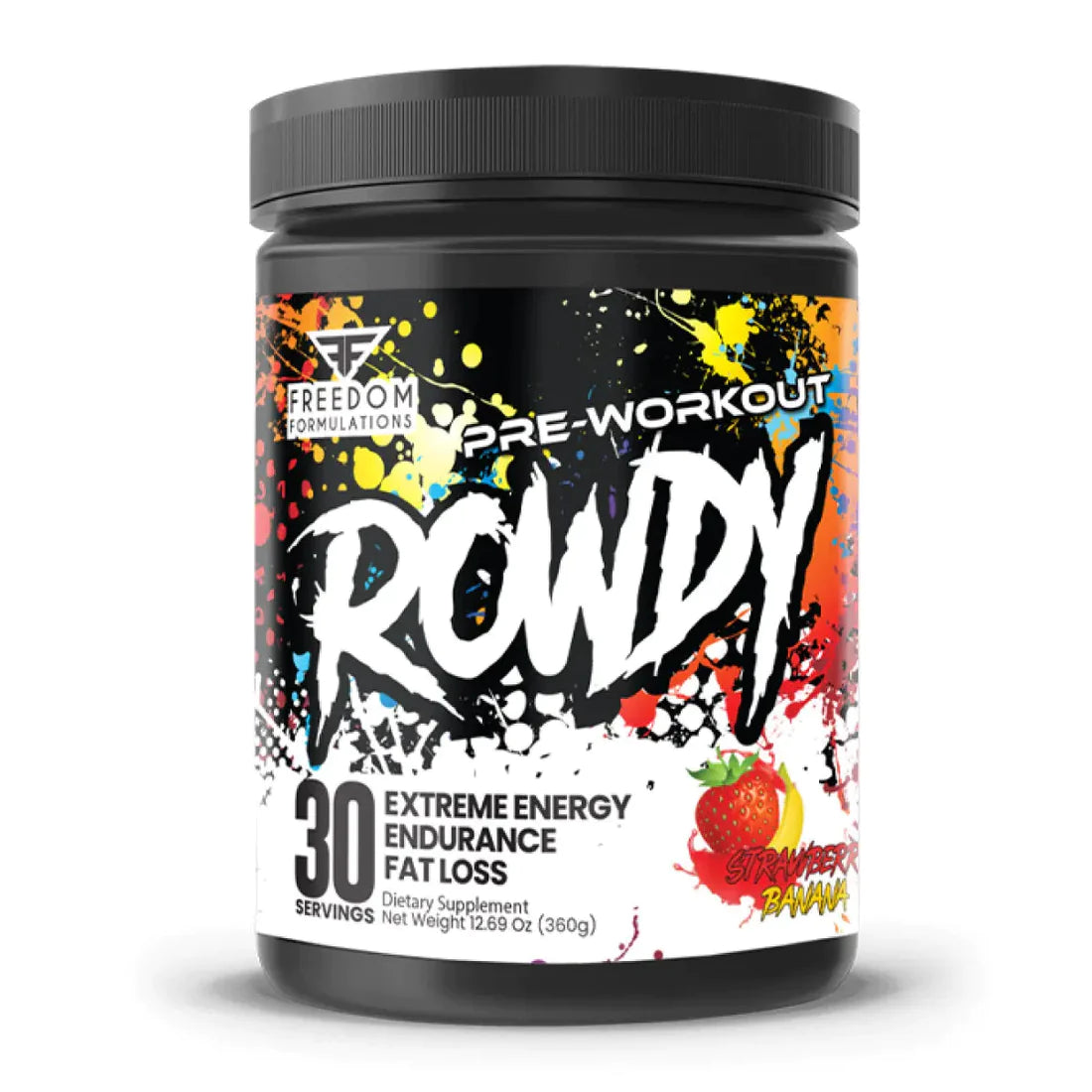 Freedom Formulation - Rowdy Pre Workout Pure Nutrition