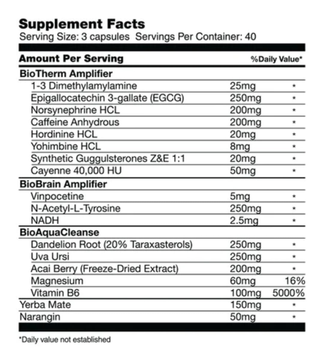 Global Formulas Bio Heat Pure Nutrition