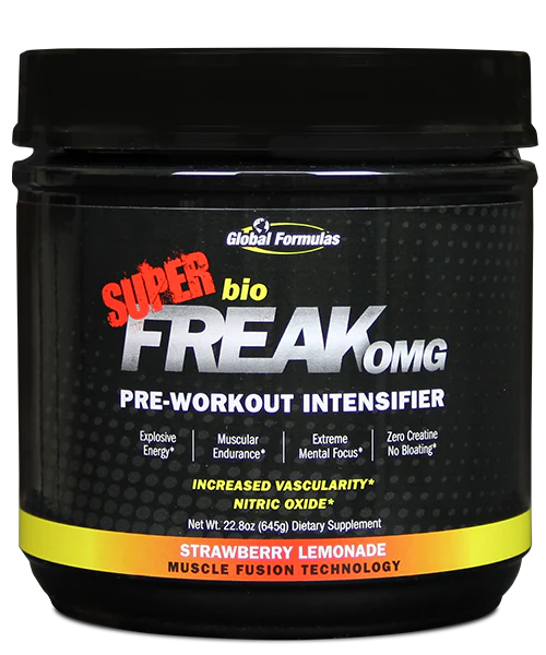 Global Formulations - Super Bio Freak OMG Pre Workout Pure Nutrition