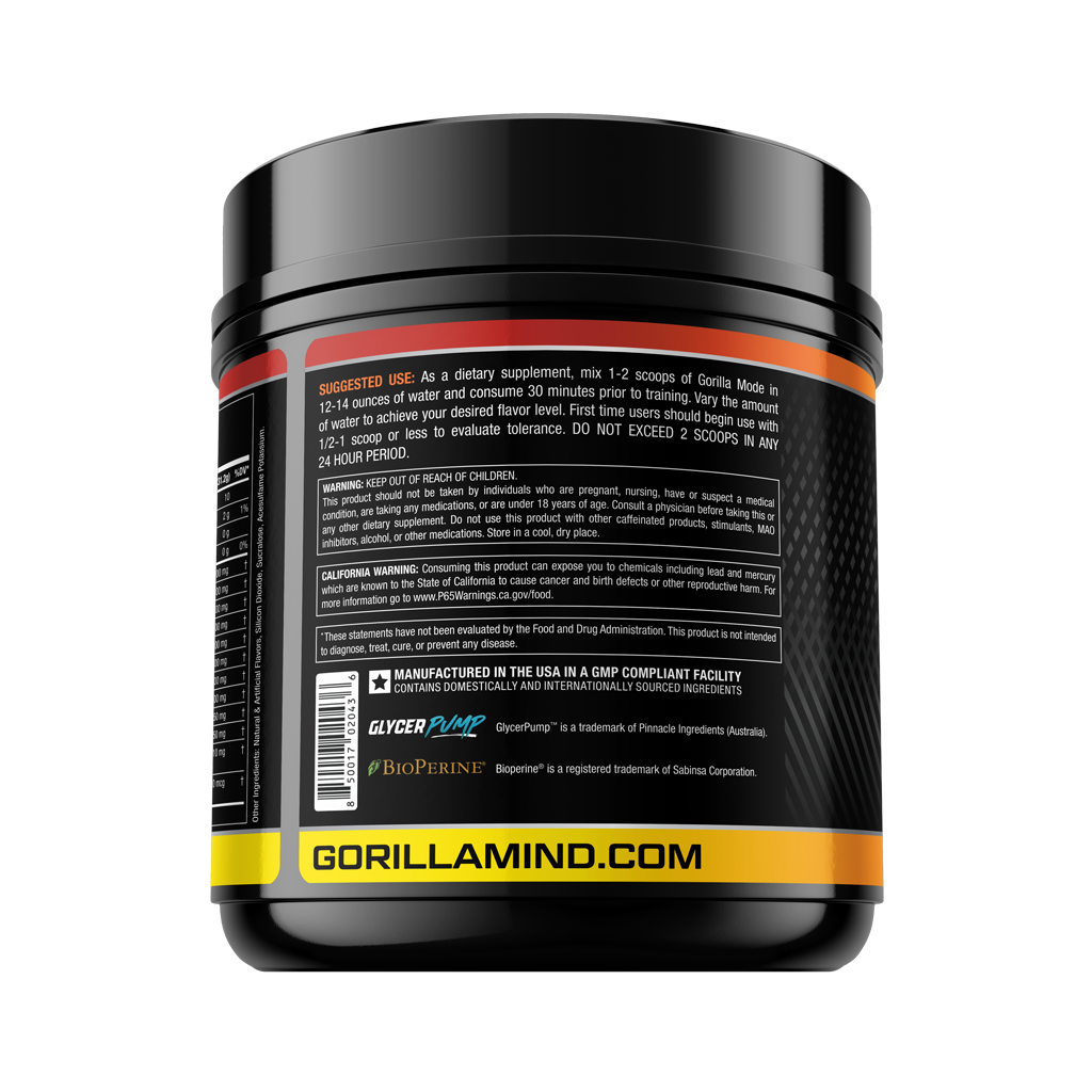 Gorilla Mode Pure Nutrition