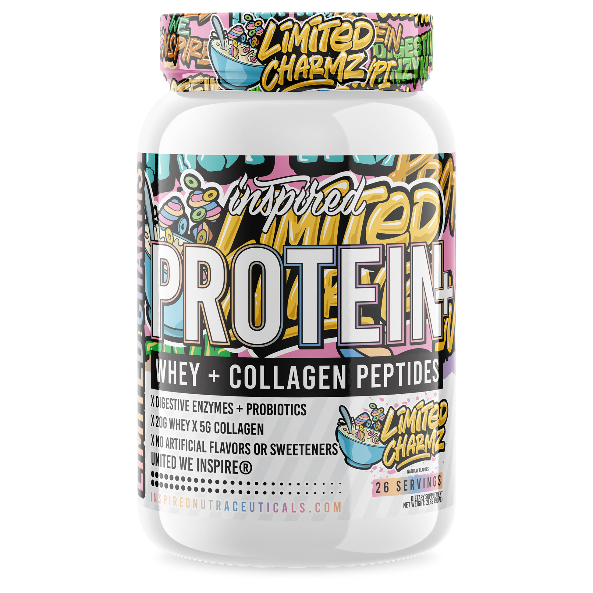 Inspired - Protein+ Collagen 2lb Pure Nutrition