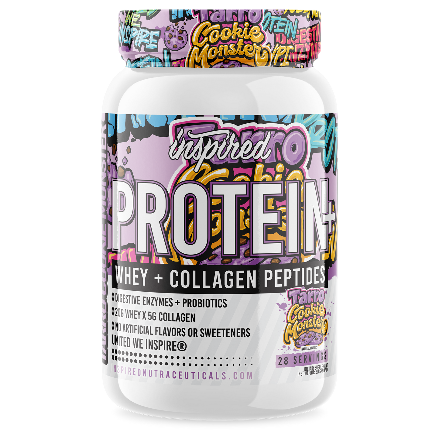 Inspired - Protein+ Collagen 2lb Pure Nutrition