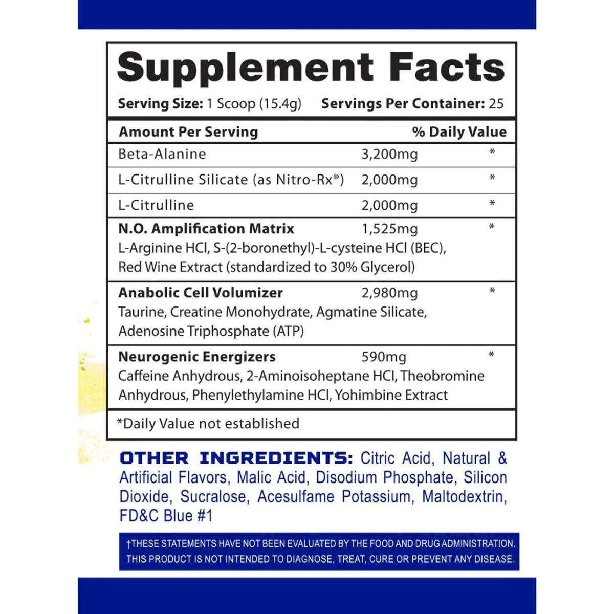 Krank3D Pre Workout Pure Nutrition