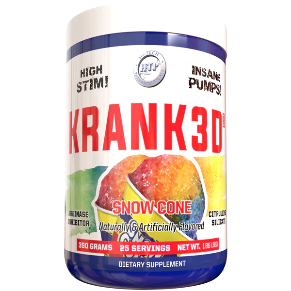 Krank3D Pre Workout Pure Nutrition
