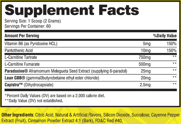 MuscleSport - Carnishred Pure Nutrition
