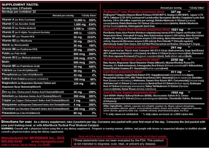 Myogenix - Myovite Pure Nutrition