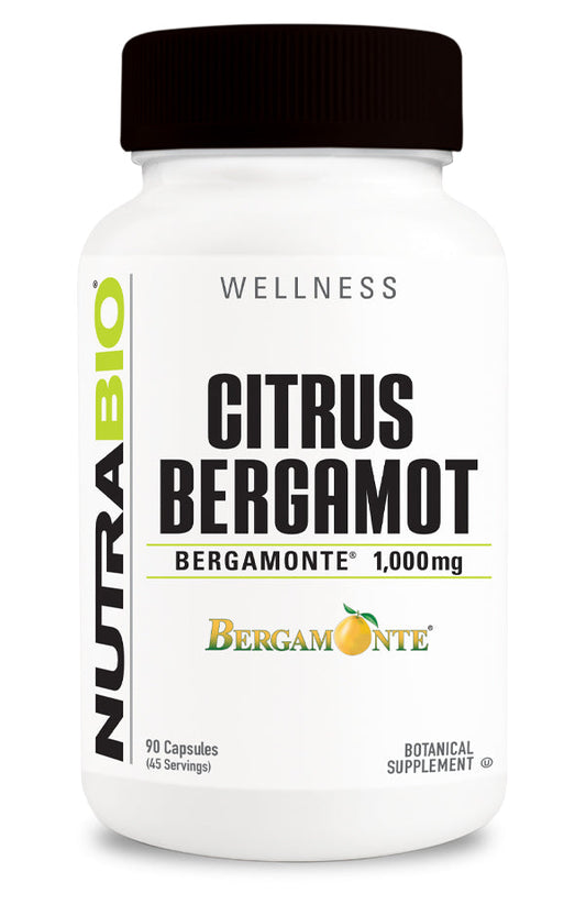 NUTRABIO - Citrus Bergamot (1000mg) 90 Vegetable Capsules Pure Nutrition