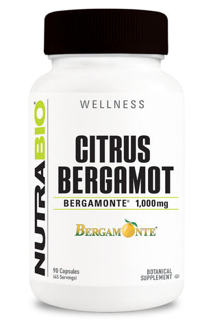 NUTRABIO - Citrus Bergamot (1000mg) 90 Vegetable Capsules Pure Nutrition