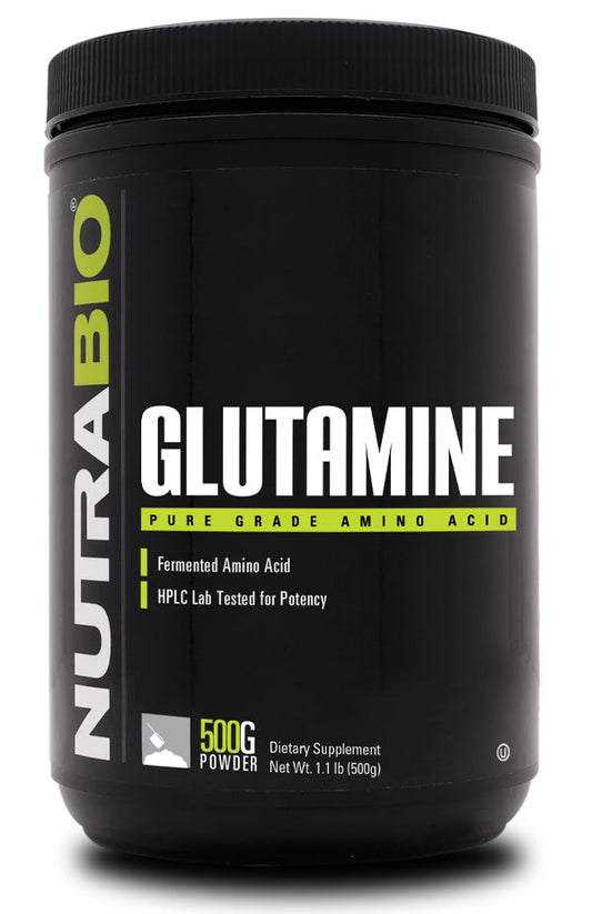 NutraBio - Glutamine
500 Grams Pure Nutrition