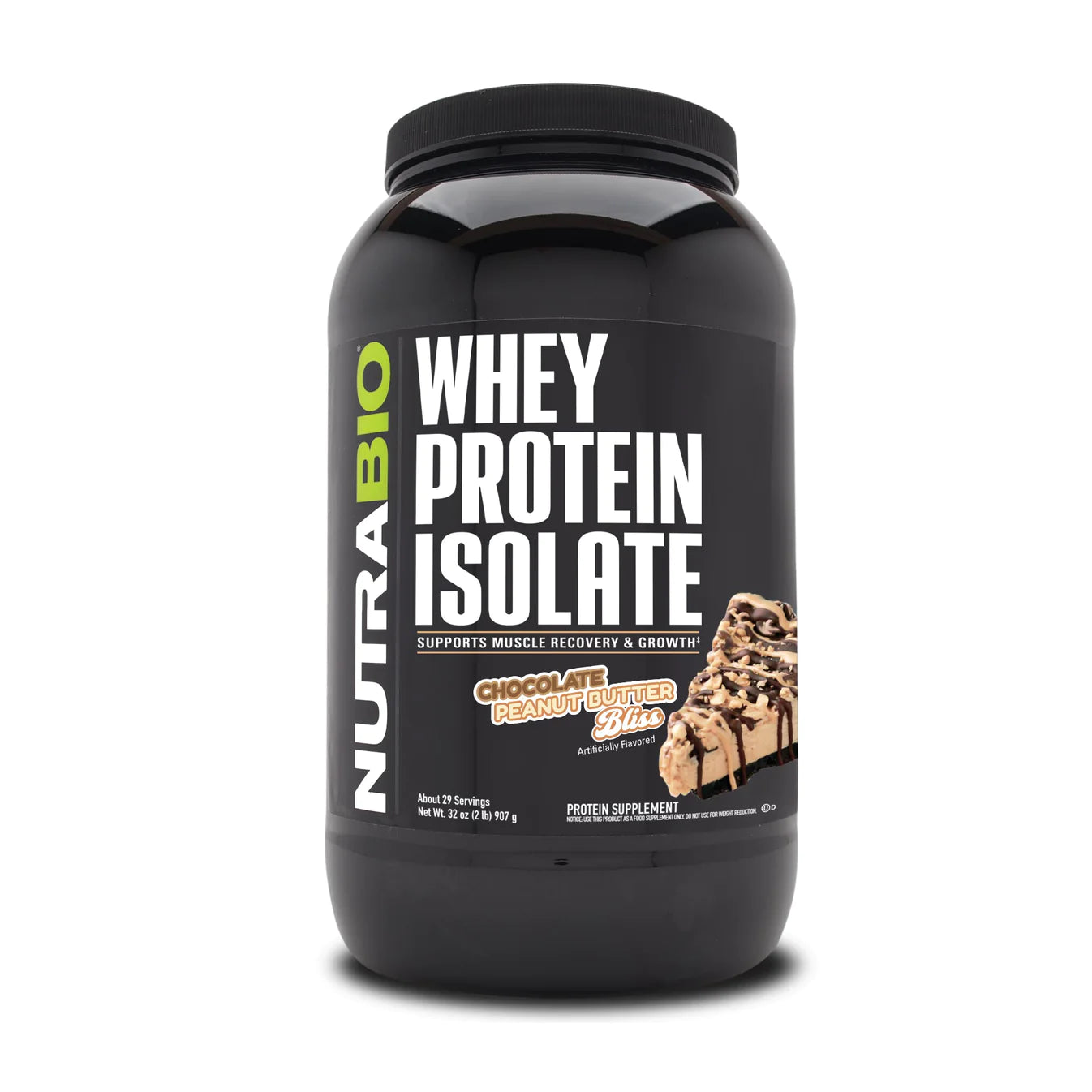 NutraBio - Whey Protein Isolate Pure Nutrition