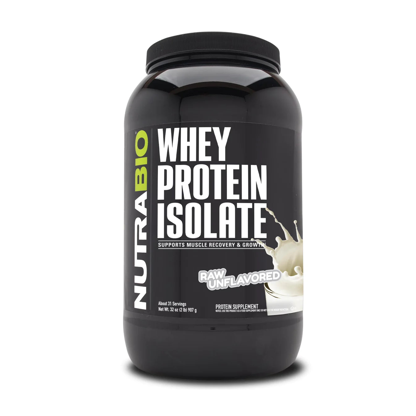 NutraBio - Whey Protein Isolate Pure Nutrition