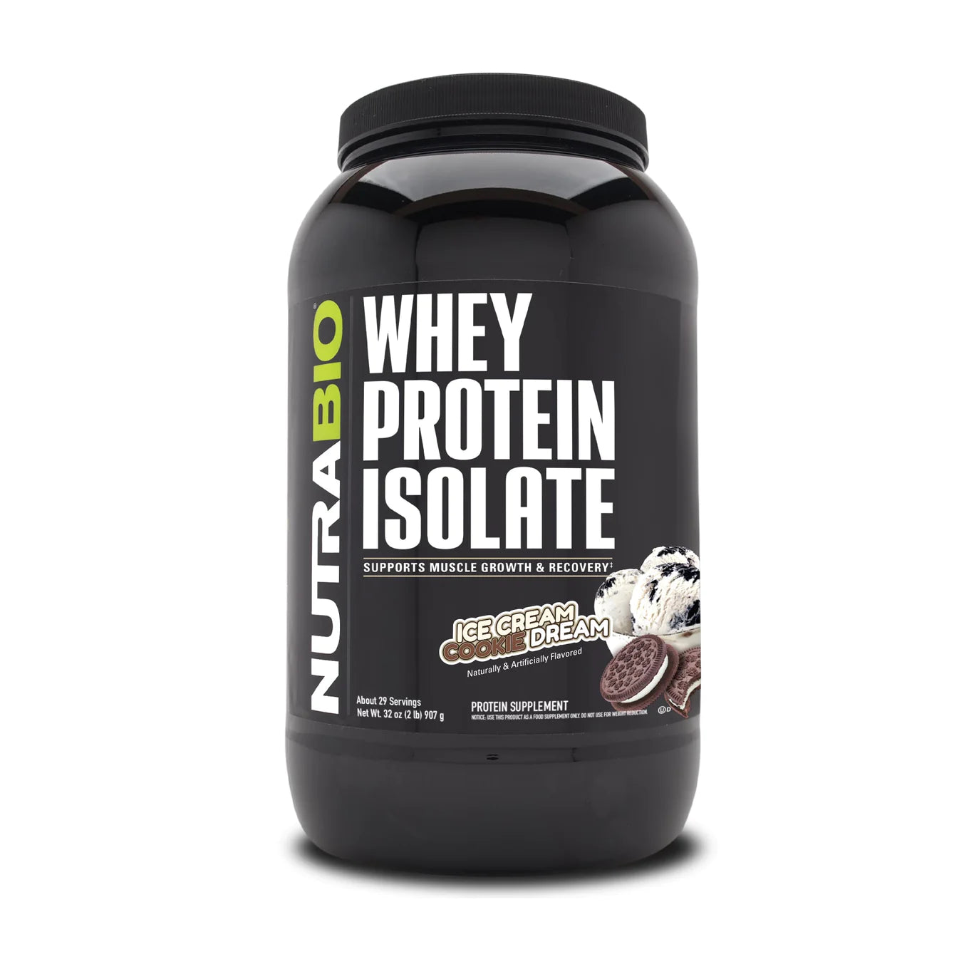 NutraBio - Whey Protein Isolate Pure Nutrition