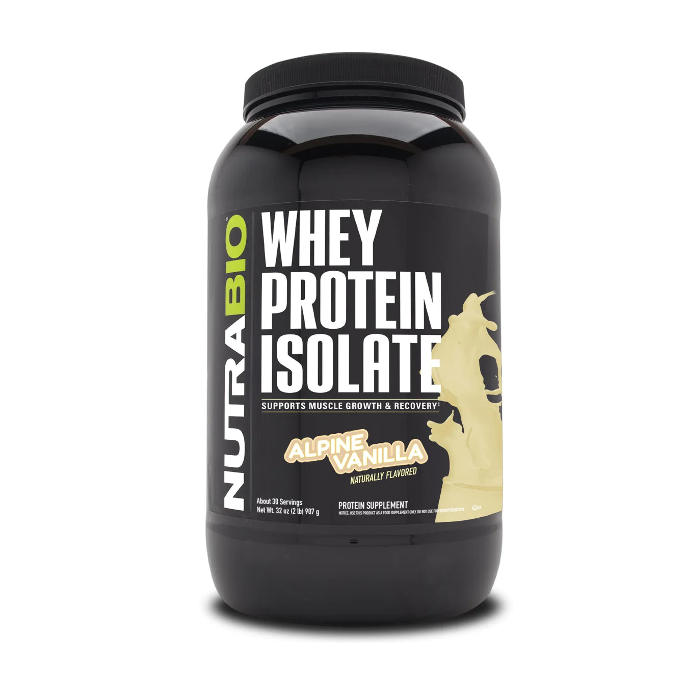 NutraBio - Whey Protein Isolate Pure Nutrition