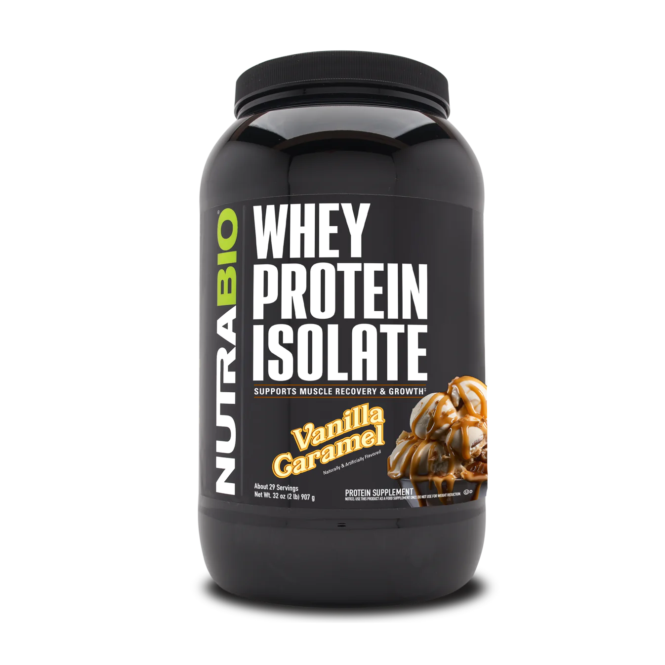 NutraBio - Whey Protein Isolate Pure Nutrition