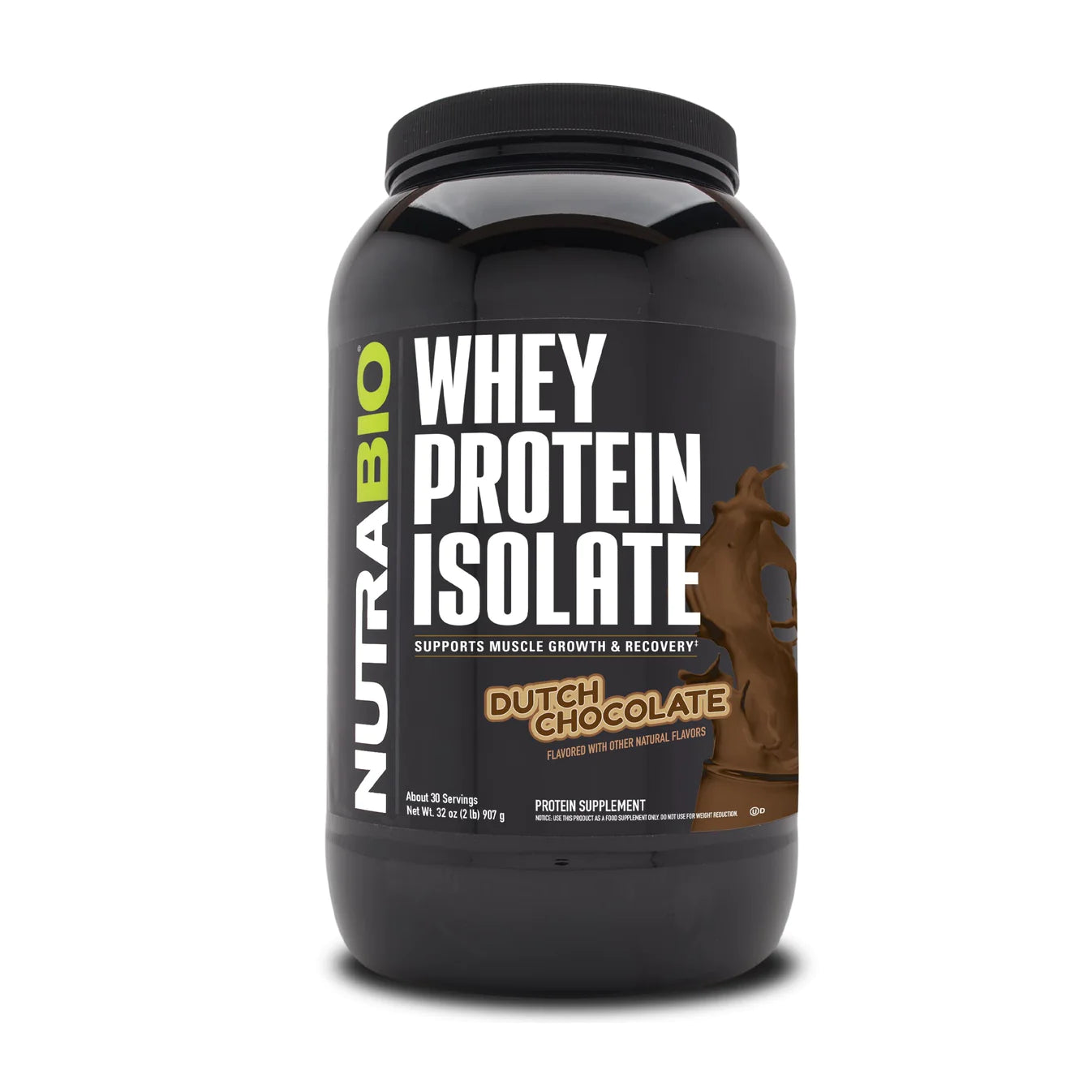 NutraBio - Whey Protein Isolate Pure Nutrition