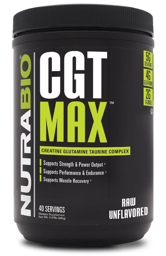 Nutrabio - CGT (Creatine + Glutamine + Taurine) Complex Pure Nutrition