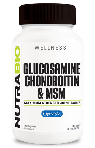 Nutrabio - Glucosamine Chondroitin & MSM Pure Nutrition