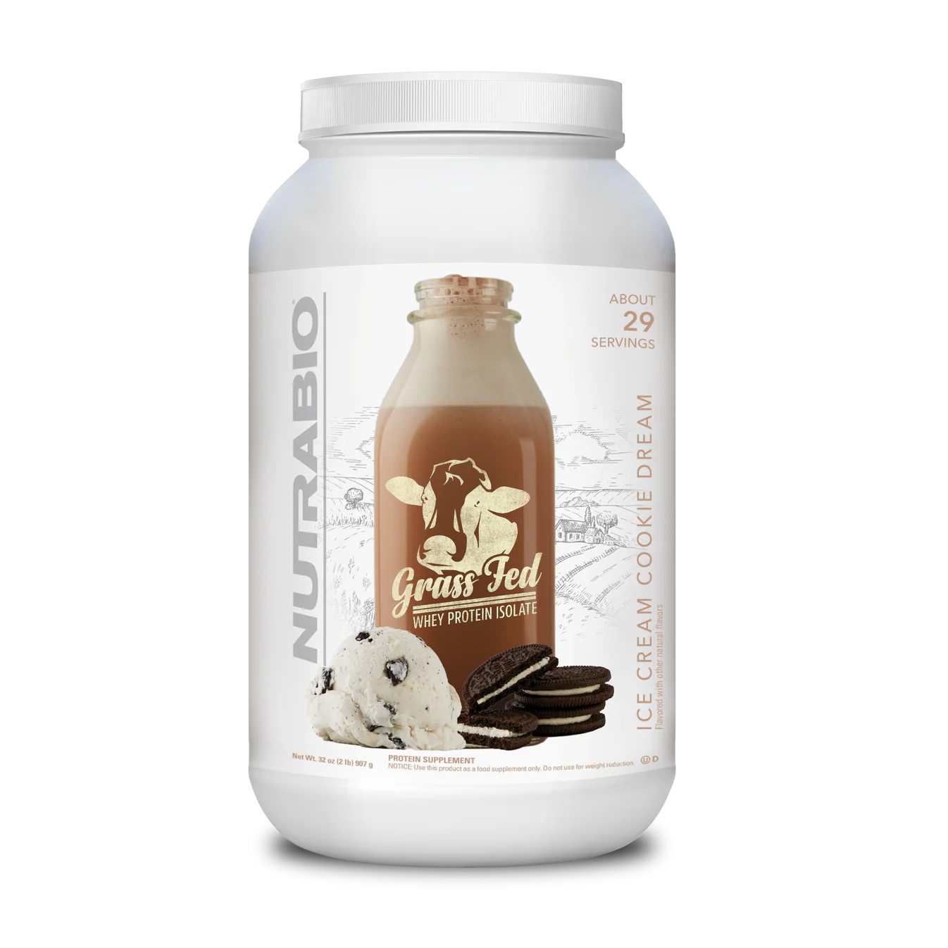Nutrabio - GrassFed Isolate Protein Pure Nutrition
