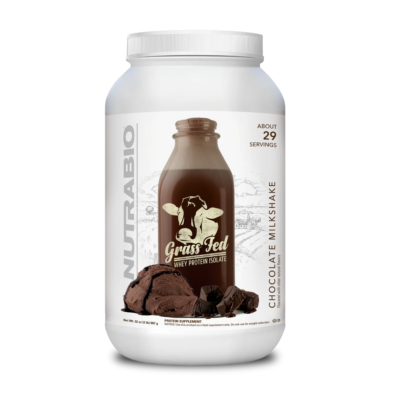 Nutrabio - GrassFed Isolate Protein Pure Nutrition