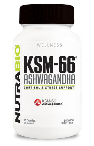 Nutrabio - KSM 66 Ashwagandha 60ct Pure Nutrition