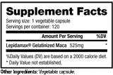 Nutrabio - Maca Lepidamax 120 Capsules Pure Nutrition