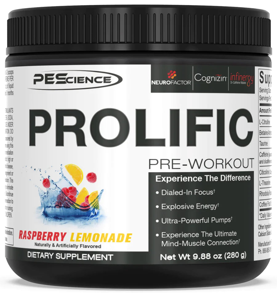 PEScience - Prolific Pre Workout Pure Nutrition