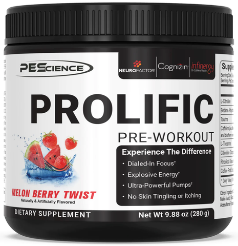 PEScience - Prolific Pre Workout Pure Nutrition