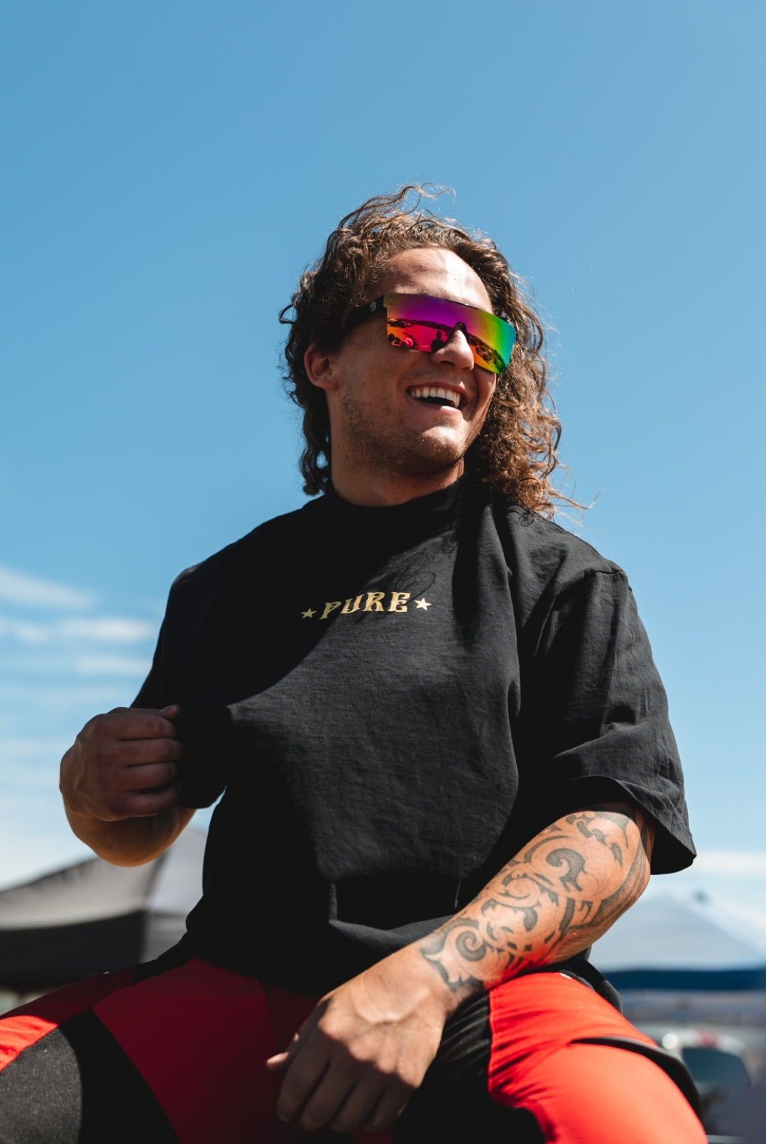 PURE NUTRITION - DEATH OR GLORY OVERSIZED TEE Pure Nutrition