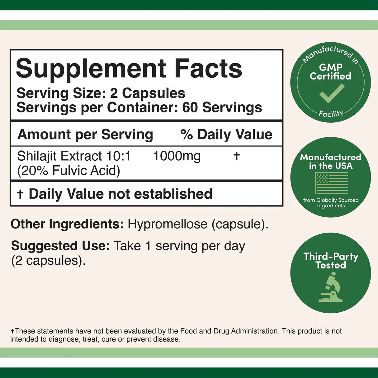 Double Wood Supplements Shilajit - Pure Nutrition