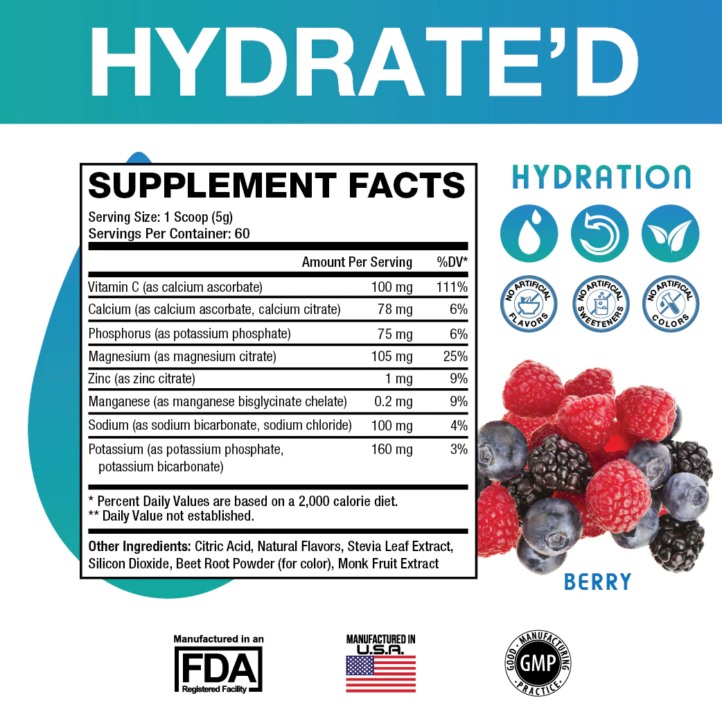 Sweat Ethic - Hydrated Pure Nutrition