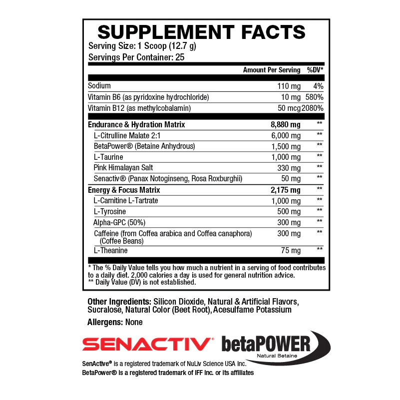 Sweat Ethic - PWRD Up Pre Workout Pure Nutrition