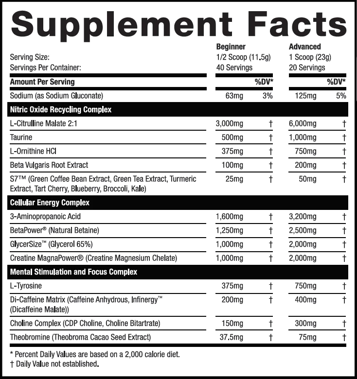 MuscleSport - Rhino Black - Pure Nutrition